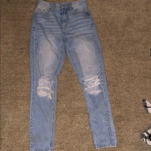 american eagle mom jeans